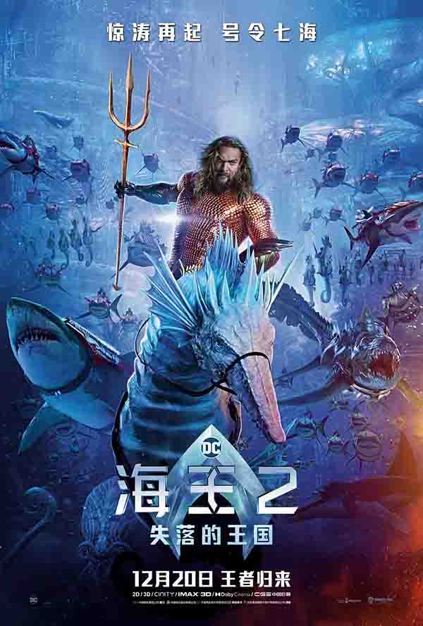 2023年 海王2：失落的王国  Aquaman and the Lost Kingdom